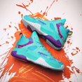 thumbnail image 2 of Chaussures de Basketball pour Enfants Chaussures de Course à la Mode Espadrilles Respirantes Fr2255, 2 of 5