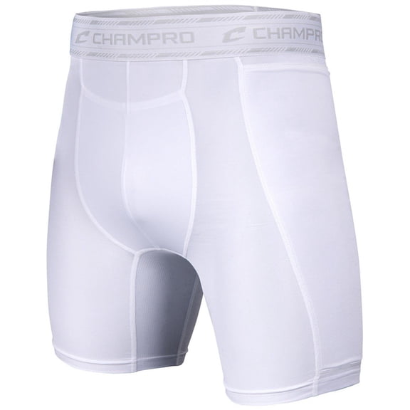 Champro Youth Take-Out Sliding Shorts White S