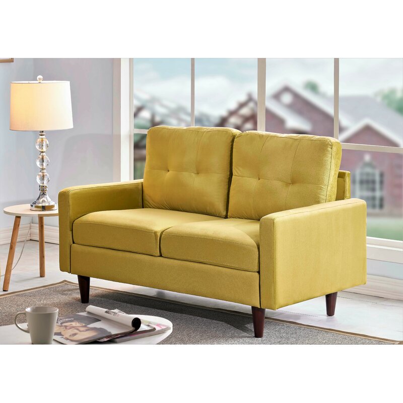 Brothir Velvet Loveseat