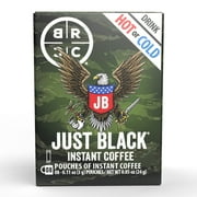 Black Rifle Coffee Company Just Black Instant Coffee Caffeine Packets for Hot or Iced, Medium Roast, 8 Ct Singles