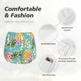 thumbnail image 4 of Rateoe Cute Pineapples Printed 2 in 1 Women's Workout Shorts for Athletic Gym Running Shorts with Phone Pockets-Large, 4 of 7