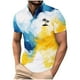 thumbnail image 2 of Blusa y camisa de manga corta con cuello vuelto para hombre, blusa de manga larga con solapa y botones estampados, blusa de poliéster para hombre, 2 of 5