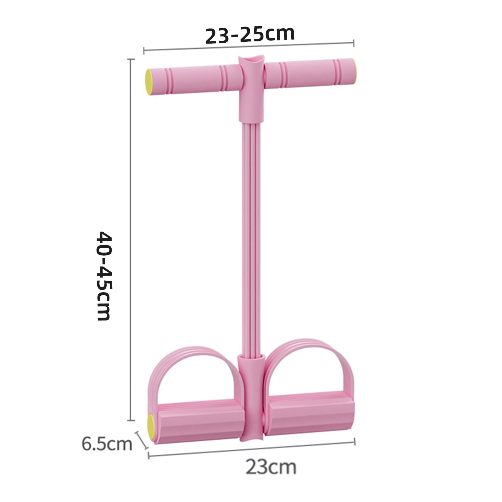 YIFAEUX 4/6-Tube Pedal Puller Resistance Band with Handle Multifunction Elastic Yoga Sit-up Pull Rope Men Women Pedal Tensioner Exerciser Workout Equipment