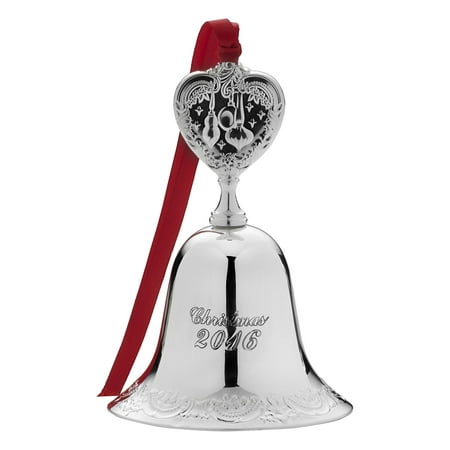 Wallace Grand Baroque Sterling Silver - 2016 Silver Plate Grande Baroque Bell Ornament, 22Nd Edition, This sterling silver ornament will add a beautiful touch of joy to a holiday package, tree or mantel By Wallace