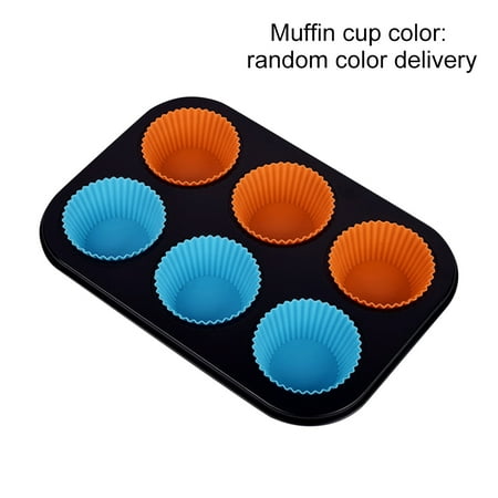 

Cupcake Easy Clean Muffin Pan 6 12 Cups Home Non Stick Baking Tray Carbon Steel