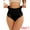 Black, variant on Unique Bargains Women's Lace Trim Underwear Briefs High Waist Shapewear Panties S Black