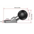 thumbnail image 1 of Soporte De Gps Para Teléfono Móvil De Motocicleta, Base De Bola Fija, Soporte De Espejo Para Bicicletas, Accesorios Para Bicicletas De Motocicleta Vogacara VI005340-00, 1 of 7