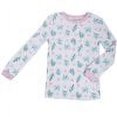 thumbnail image 5 of Girl Pajamas Infant Pj Pants Sleepers Kid Sleepwear Set 12-18 Month Pink Leaves, 5 of 5