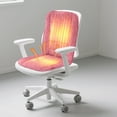 thumbnail image 4 of Heated Office Chair Cushion, Electric Seat Warmer with Lumbar Support, 3 Heat Settings Warming Pad for Desk Chair, Home, Car Use, Machine Washable Cover, Gift for Women Men, Winter Comfort, 4 of 7