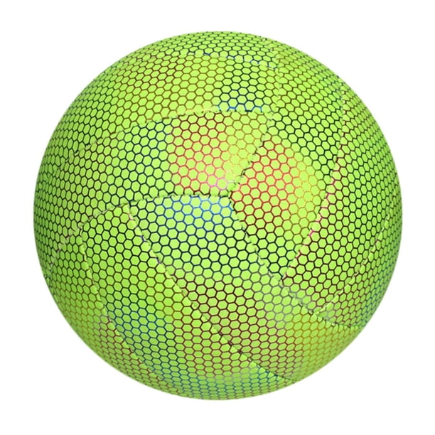 Voleibol reflectante holográfico Tamaño 5, bola brillante, pelota de voleibol de playa luminosa premium, pelota de partido oficial para adolescentes Verde