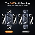 thumbnail image 4 of LSKJGA-2 Pack 4 Way 360 Degree Privacy Screen Protector for iPhone 15 Pro 6.1 Inch, All Around Anti Spy Tempered Glass Film, Full Coverage, Anti Scratch, Bubble Free, 4 of 4