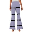 thumbnail image 4 of Fleece-lined Warmth Long Pants for Children Girl Casual Slight Flared Leggings Solid Pants, 4 of 6
