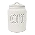 thumbnail image 3 of Rae Dunn By Magenta COFFEE Ceramic LL Medium 8 x 5 Canister (White), 3 of 4