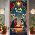 thumbnail image 2 of Decorative Design Christmas Banner Nativity Scene Religious Decoration Holiday Decor for Christmas Celebration Religious Event Family Gathering, 2 of 8