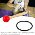 thumbnail image 3 of Percussion Stick, Fine Workmanship  Bowl Mallet Wood Handle Lightweight Clear Beautiful Sound  For Replacement, 3 of 7