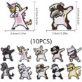 thumbnail image 5 of 10 piezas Ecusson Thermocollant Patch, Chien Patch Thermocollant Ecusson Coudre Parche Aplique Pour Jolie Papeterie De Broderie Numro Pour Camiseta J, 5 of 5