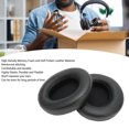 thumbnail image 3 of Ear Cushions, Precise Size Thickened Protein Leather Headphone Ear Pads Soft Noise Blocking Easy Installation  for Headsets, 3 of 8