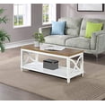 thumbnail image 4 of Convenience Concepts Table Basse Florence, Driftwood/blanc, 4 of 4