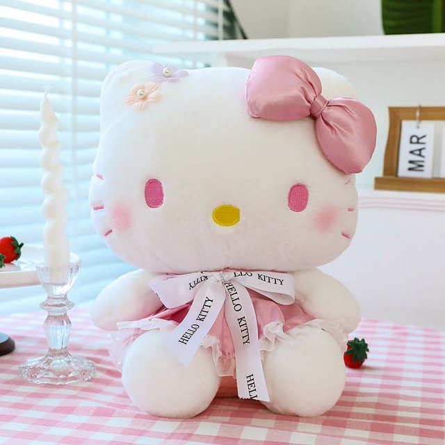 Kt-juguete de peluche y peluche de gato, muñecos de gatitos, juguetes de peluche de gatitos bonitos, almohadas de gato para niños y niñas, máquina de garra de regalo