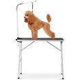 thumbnail image 3 of Topcobe 36" Table de Toilettage pour Animaux de Compagnie, Table de Toilettage Pliante pour Chien et Chat avec Bras Réglable et Pinces en Nylon, Argent, 3 of 6
