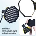 thumbnail image 2 of NiceFoto Portable Mini Octagonal Softbox with Grid and Storage Bag for Mini Bowens Mount Photography Light - Enhance Light Reflection and Create Soft Contrasting Lighting, 2 of 7