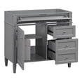 thumbnail image 6 of FFZ 36'' Bathroom Vanity without Top Sink, Modern Bathroom Storage Cabinet with 2 Drawers and a Tip-out Drawer, Solid Wood Frame (NOT INCLUDE BASIN SINK), 6 of 6