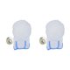 thumbnail image 3 of Vogacara Restraint Gloves Mitts Anti-Slip Fixed Mittens Wrist Wear the Protector Hand Care Disabled Training Grasping Hands around Belt Blanco 2piezas Vogacara CBP494939, 3 of 5