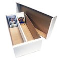 thumbnail image 1 of (5) Caja de almacenamiento de 2 filas para zapatos (1600 Ct.) - Cajas de almacenamiento de cartón - Béisbol Fútbol Baloncesto Hockey Nascar Tarjetas deportivas Juegos y tarjetas de intercambio Artícul Max Protection 817202020633, 1 of 1
