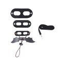 thumbnail image 1 of Reptile Traction Rope Practical Harness Outdoor Pulling Rope Creative Chest Strap for Lizard Squirrel (Black, 3pcs Harness and Wing), 1 of 7