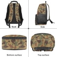 thumbnail image 4 of HUIACONG Helmet Bass Camo School Backpack for Boys Girls Ages 6-18 Water Resistant Multi Pocket Padded Adjustable Straps Large Capacity Bookbag for Elementary Middle High School Daily Use, 4 of 7