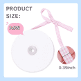 thumbnail image 2 of Pink Gingham Ribbon,QZS Craft Plaid Ribbon for Thanksgiving Bow,1Roll Portable Craft Wrapping Decoration for Indoor,Outdoor,147.6Ft, 2 of 6