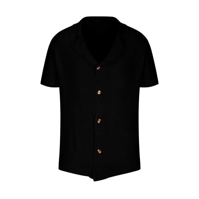 ohmzyzo Men's Mesh Knit Cardigan Sweaters Lightweight Button Down