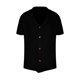 thumbnail image 3 of Blusa de Manga Corta de los Hombres Turndown Collar Botón Superior, Ligero Y Casual Mangas de Mano para los Hombres, 3 of 5