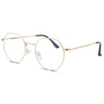 thumbnail image 1 of Eyeglasses Pro Acme Fashion con montura redonda de metal de 53 mm, unisex, 1 of 5