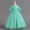 Green, variant on Herrnalise Girls Pageant Ball Gowns Kids Chiffon Embroidered Wedding Party Dress Gauze Dress Princess Dress