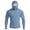Sky Blue, variant on Men's Full Face Coverage Sun Shirt with Built-in Mask and Thumbholes Featuring Raglan Sleeves for Summer Fishing Hiking Cycling Running Beach Trips Army Green L