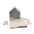 thumbnail image 3 of Kit de modelo de casa en miniatura a escala 1:72, diseño de escena DIY, herramienta educativa, accesorios únicos de microescena para constructores de, 3 of 10