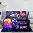 thumbnail image 2 of XZYG Sister Gifts Blanket Sisters Gifts from Sister Sister Birthday Gift Ideas Birthday Gifts for Sister Gift for Sister Adult Birthday Gifts for Sister from Sister Throw Blanket(30*40inch), 2 of 7