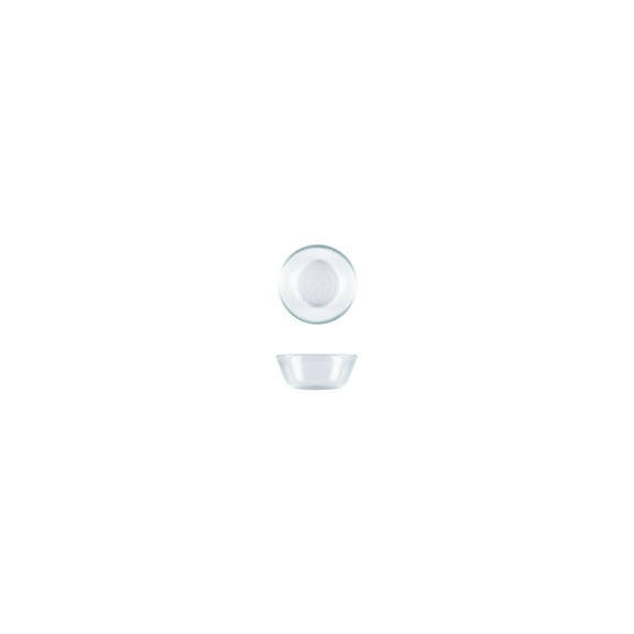 Turgla Fusion Glass dia.2" h:1" 1 oz. Round Clear Glass Ramekin (Set of 6)