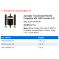 thumbnail image 2 of Automatic Transmission Filter Kit - Compatible with 1987 Chevy V20, 2 of 2