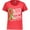 Vintage Red, variant on Inktastic Never Stop Fighting Mental Health Awareness Green Ribbon Women's Plus Size T-Shirt