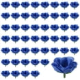 thumbnail image 1 of 50 rosas artificiales, 3 cm de , decoracion la boda, marino, 1 of 5