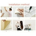 thumbnail image 4 of SHCKE 3D Wall Panels Peel and Stick 3D Brick Wallpaper Self-Adhesive Foam Waterproof Wall Stickers for Living Room Bedroom Kitchen Wall Covering Background Decoration, 4 of 4