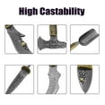 thumbnail image 2 of Plate Damascus Steel Billet  Plate Material Patterned Steel Quenched Smoothed for Make Cutter Multipurpose, 2 of 3