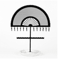 thumbnail image 1 of 13 Inch Metal Jewelry Organizer Stand for Necklaces, 1 of 4
