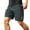 Gray, variant on Male Summer Sport Short Quick Drying Short Reflective Marker Drawstring Loose Short Zipper Pocket Short Mens Shorts with Pocket