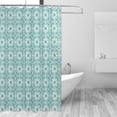 thumbnail image 2 of Rateoe Blue Print Shower Curtain - Fancy Bathroom Shower Curtain Sets - Waterproof Shower Curtain with Hooks with 12 Plastic Hooks 72x72 Inches, 2 of 5