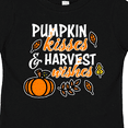 thumbnail image 4 of Inktastic Pumpkin Kisses & Harvest Wishes with Pumpkin and Fall Leaves Boys or Girls Toddler T-Shirt, 4 of 5