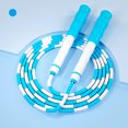 thumbnail image 1 of Soft Beaded Jump Rope Adjustable Segmented Fitness Skipping Rope For Men Women, 1 of 3