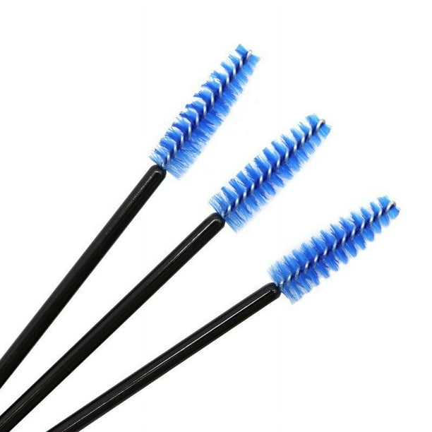 Mini cepillo de nailon desechable, portátil, de color, para pestañas, en espiral, para cejas, cepillo de pestañas, peine de maquillaje